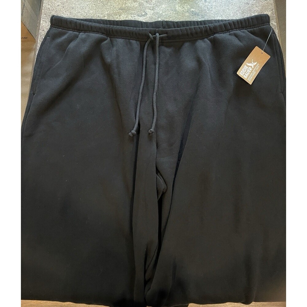 Eddie Bauer Vintage Soft Wide Leg Sweatpants Black Women's 3X NWT Lounge Pants